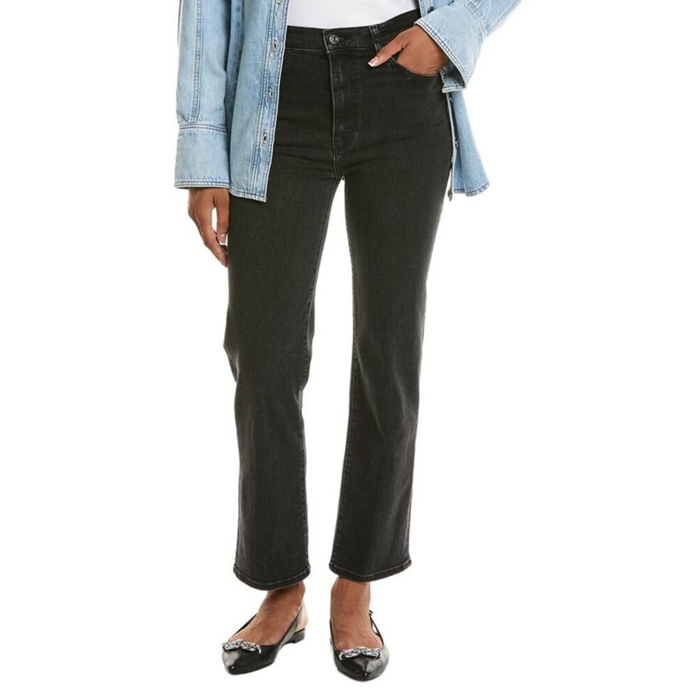 Frame Denim Womens Frame Le Sleek Straight Meteor Jean